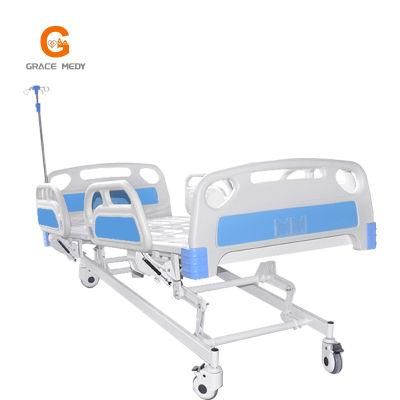China Four Medical Bed Parts ICU Bed Prices Electric 5-Function Hospital Bed