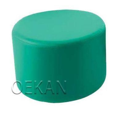 Colorful Combined Design Hospital PU Leather Rest Room Chair Round Shape Rest Area Sofa