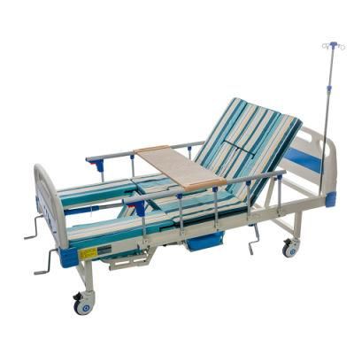 Medical Clinic Furniture Patient Care ICU Nursing Bed with Potty