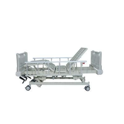 Stainless Steel Four Crank/ Five Function Cheap Medical Bed ICU for Patient Best Price