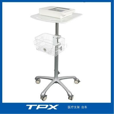 Height Adjustable Hospital Mobile Medical Computer Trolley