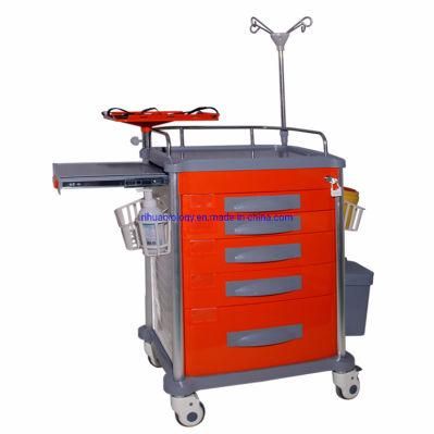 Mobile ABS Hospital Crash Cart Emergency Trolley