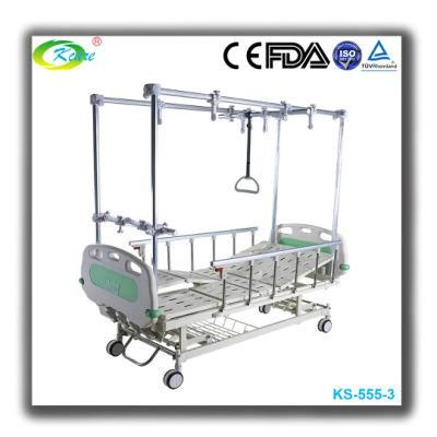 Hospital Physiotherapy Traction Beds Manual Four Cranks Orthopedic Bed