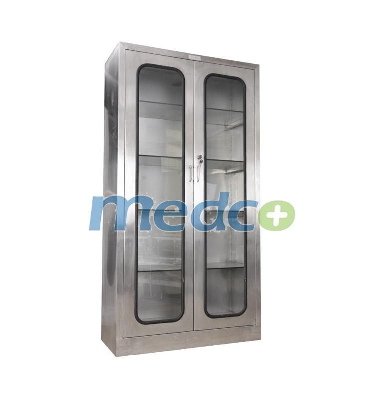 Hot Sale Beautiful Stainless Steel Glass Door File Cupboard for Hospital Doctors