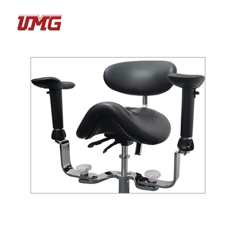 Saddle Seat Deluxe Dental Doctor Chair with Armrest