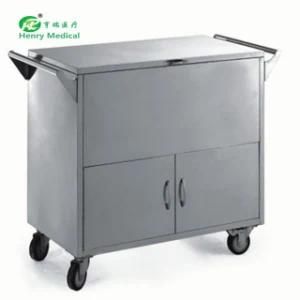 Stainless Steel Transporting Trolley Dispensing Trolley Nursing Trolley (HR-773)
