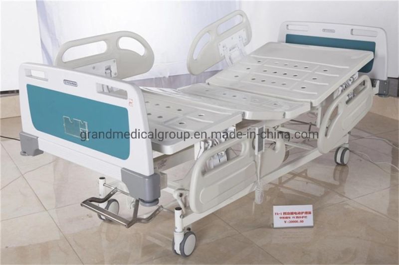 Most Popular 2 Crank 2 Function Manual Steel Hospital Nursing Medical Bed for Patients
