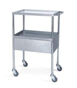 Stainless Steel Trolley with Two Layers Surgical Trolley (HR-741)
