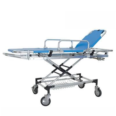 Transfer Trolley Stainless Steel Stretcher Patient Transfer Trolley