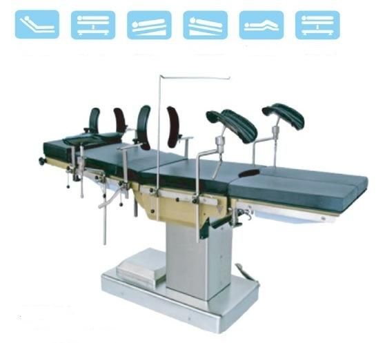 Hospital Furniture Hydraulic Surgery Adjustable Operation Theatre Table/Bed (Slv-B4303)
