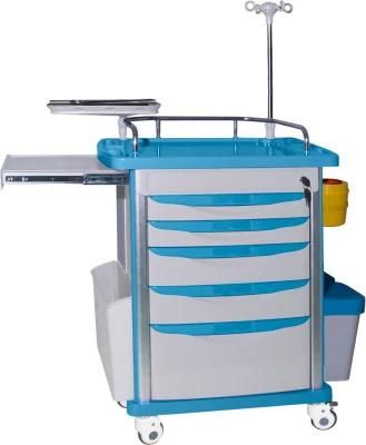 Medical Device Corrosion Resistance Emergency Trolley with CE&ISO Certification
