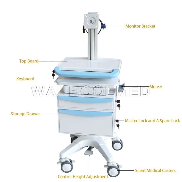 Bwt-001n Hospital Isolation Wards Treatment Records Trolley Medicine Distribution Cart