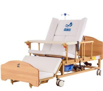 Chinese Manufacturer Hot Sales Folding Home Care Electric Hospital Bed for Sale