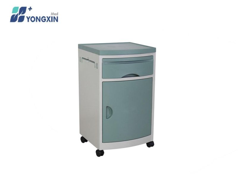 Yxz-800 ABS Hospital Bed Side Cabinet, Strong Plastic Hospital Locker with Wheels, Medical Used Storage Cabinet