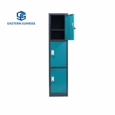 Office/Bedroom Furniture Steel Closet 3 Door Wardrobe for Staff/Worker/Emplyoee