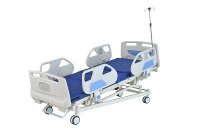 5 Functions ICU Electric Hospital Furniture Medical Bed with Control Panel