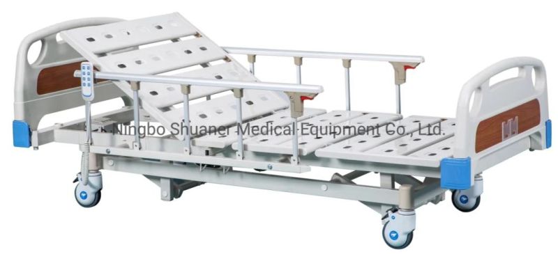 Steel Medical Equipment Multifunction Foldable Electric Hospital ICU Beds Nursing Bed