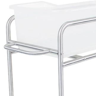 HS5181A Inox Infant New Born Birthing Baby Bed Cot with Transparent Basin