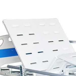 HS5107G Patient ICU ABS Hospital Electric Medical Bed with Swivel Casters and Foldable Side Rail