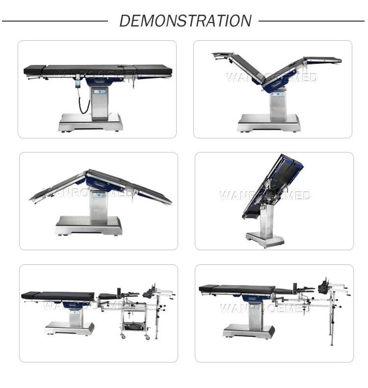 Aot700s Hospital Stainless Steel Hydraulic Gynecological Dental Surgical Examination Electric Operation Table