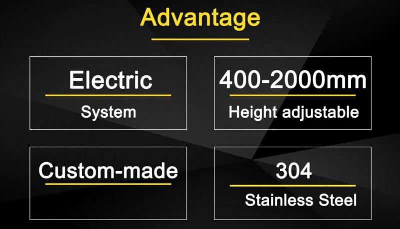 Roundfin Stainless Steel 304 Cost-Effective Hospital Mortuary Lifting Trolley