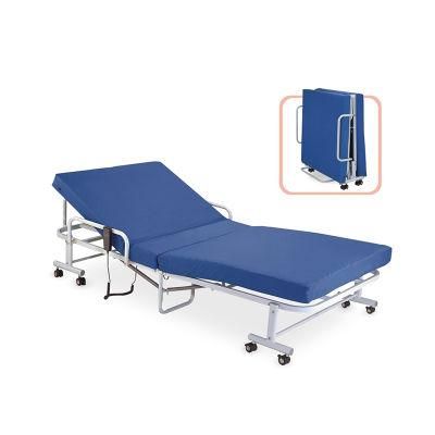 Homecare 2 Cranks Manual Stainless Steel Patient Medical Hospital Bed