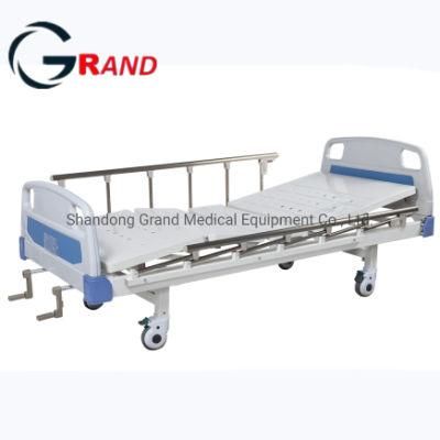 Cheap Manual Adjustable Hospital Bed Patient Nursing Bed for Hospital Furniture in Stock