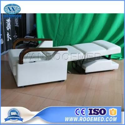Bhc005b Hospital Ward Room Foldable Patient Accompany Attendant Sleeping Chair Bed