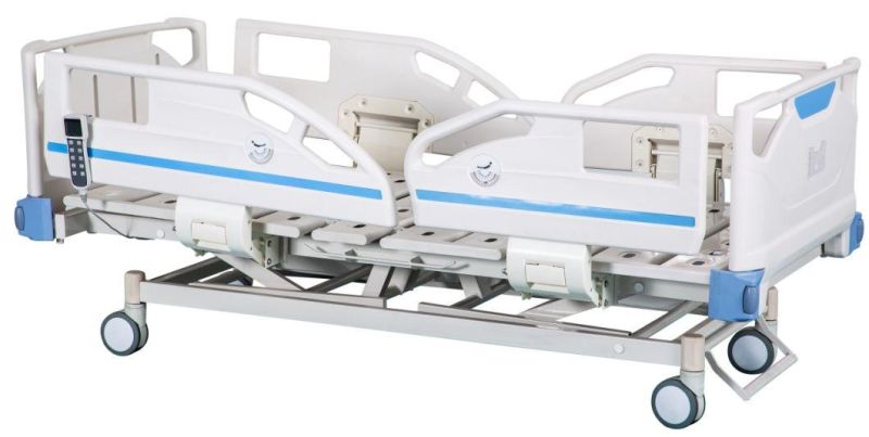 New-Design Patient Adjustable 5 Function Medical Equipment ICU Electric Hospital Bed