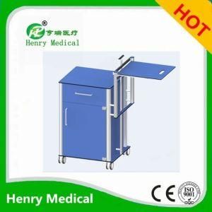 New Design Bedside Cabinet with Food Table/Medical Furniture Cupboard