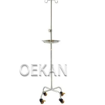 Hospital Equipment IV Pole Medical Infusion Stand Height Adjustable IV Drip Stand