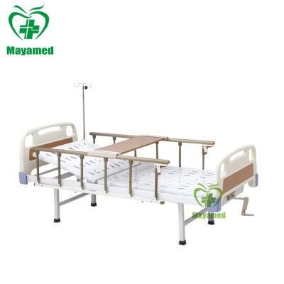 My-R010 Hospital Furniture ABS Single-Crank Manual Care Bed