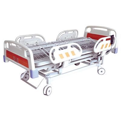 Portable Casters Single Function Foldable Metal Clinic Furniture Medical Nursing Patient Adjustable Manual Hospital Bed