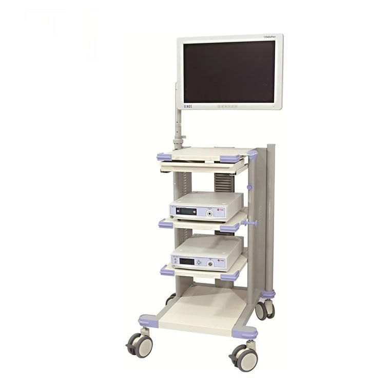 Medical Computer Endoscopy Carts Endoscope Trolley Hospital Furniture