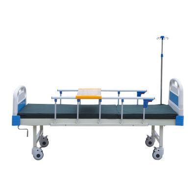 Comfortable Medical Hospital Beds One Crank Cheap Manual Nursing Patient Bed