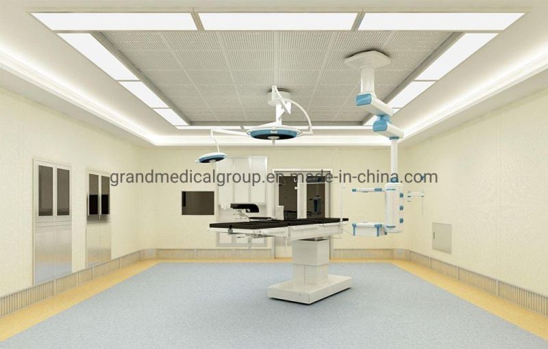 Hot Selling ABS Head Board Manual Two Crank Hospital Bed for Clinc and Hospital