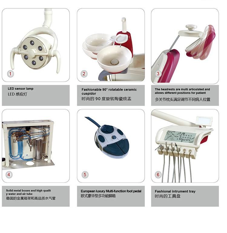 Top-Mounted Dental Chair with Linak Motor System