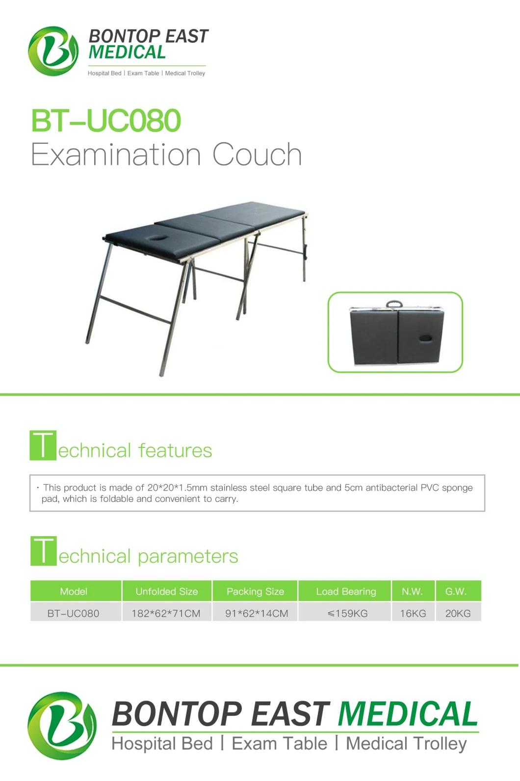 Hospital Equipment Stainless Steel Examination Couch Clinic Medical Hospital Bed