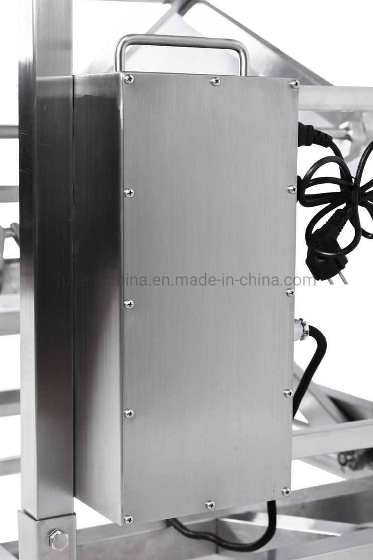 Roundfin Morgue Cart 304 Stainless Steel Mortuary Body Lifter