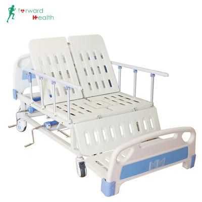 Manual Multi Hospital Bed/Home Care Bed Nursing Patient Care Bed with Functional Shampoo