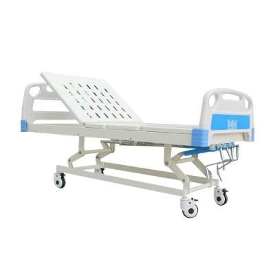 Medical Zc05 Manual Hospital ICU Adjustable Patient Bed