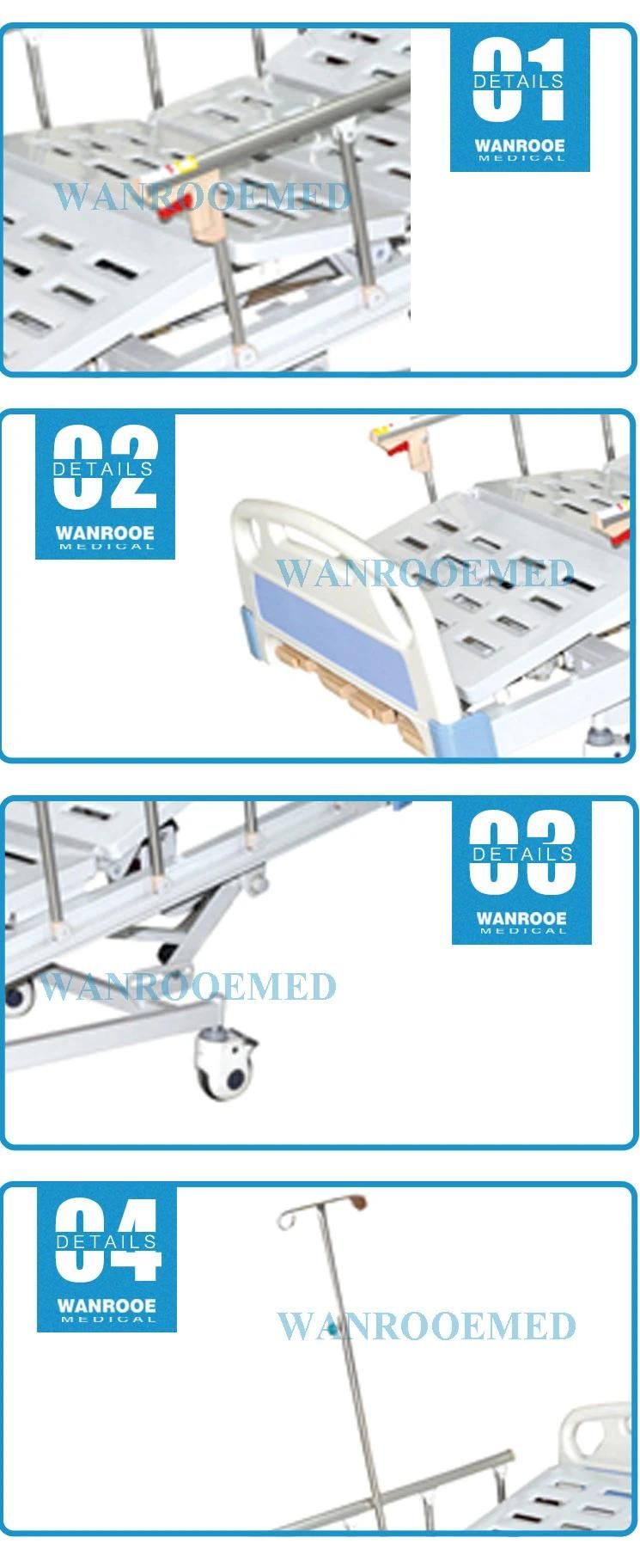 Bam500 Hospital Adjustable Manual Five Functions Patient Bed