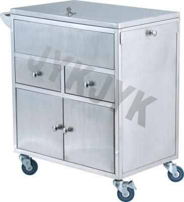 Stainless Steel Medical Emergency Cart