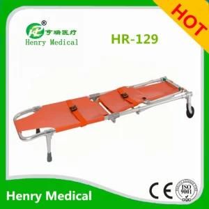 Hr-129 Folding Stretcher/Stretcher Trolley/Aluminum Alloy