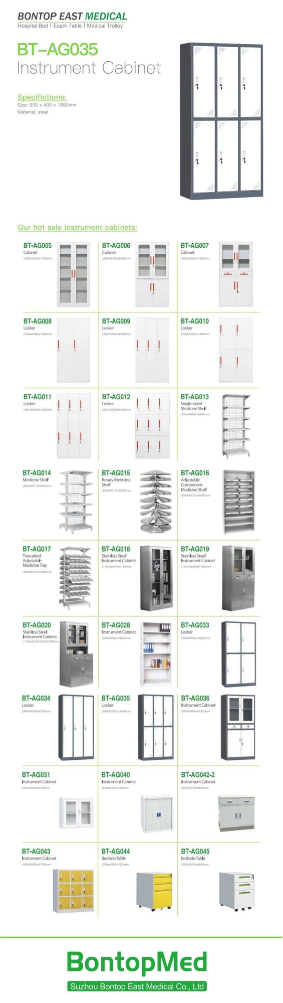 Stainless Steel Cabinet with Six Drawer Steel Filing Cabinet