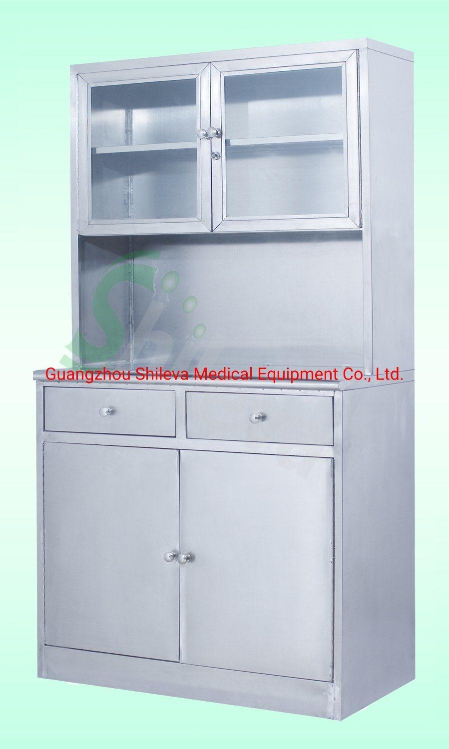 Medical Stainless Steel Apparatus Hospital Cupboard Instrument Cabinet (SLV-D4014)