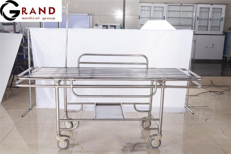 B16 Stainless Steel Medical Cart and Trolley Hospital Equipment Utility Cart