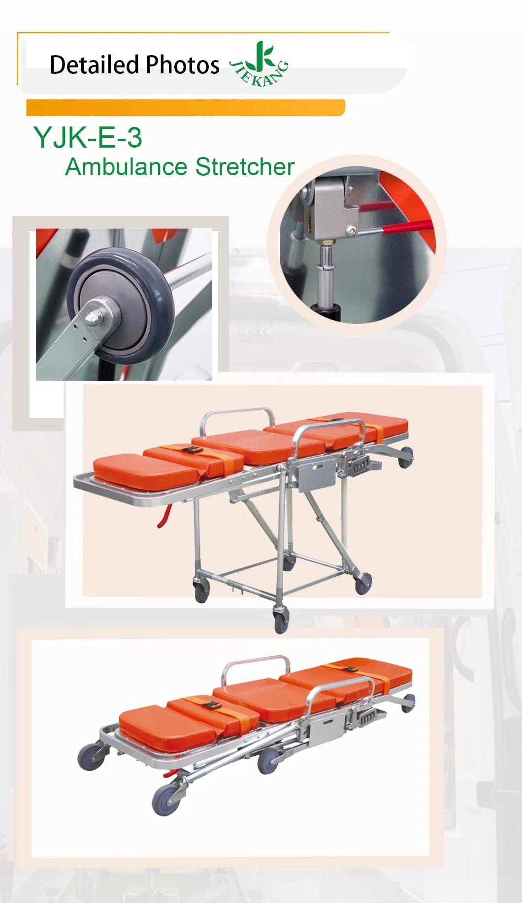 Basic New Aluminium Alloy Collapsible Trolley Ambulance Stretcher Wheelchair