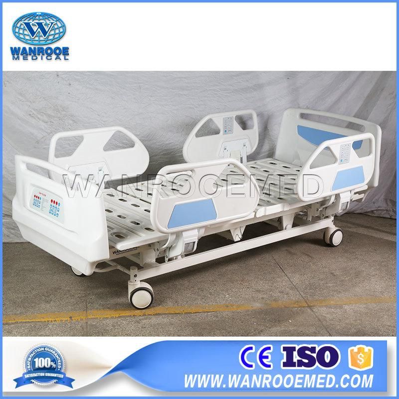 Bae502 Medical Furniture Equipment Metal 5 Function Electric Hospital CPR Nursing Bed