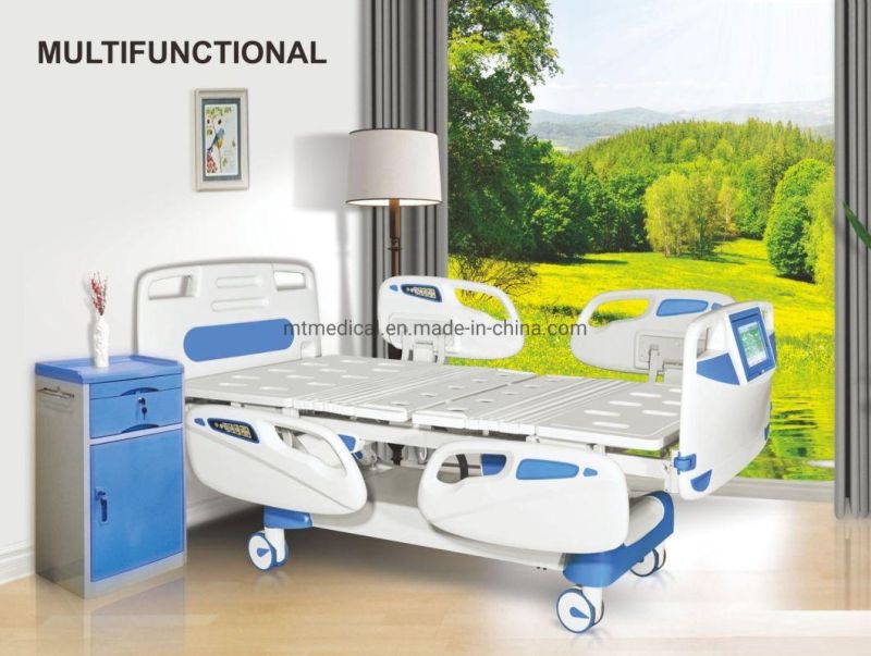 Mt Medical High Quality Electric 5 Functions Adjustable Hospital Clinic Bed